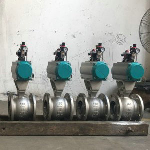 氣動V型調(diào)節(jié)球閥