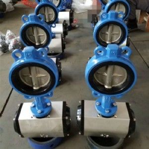 D671X氣動對夾蝶閥