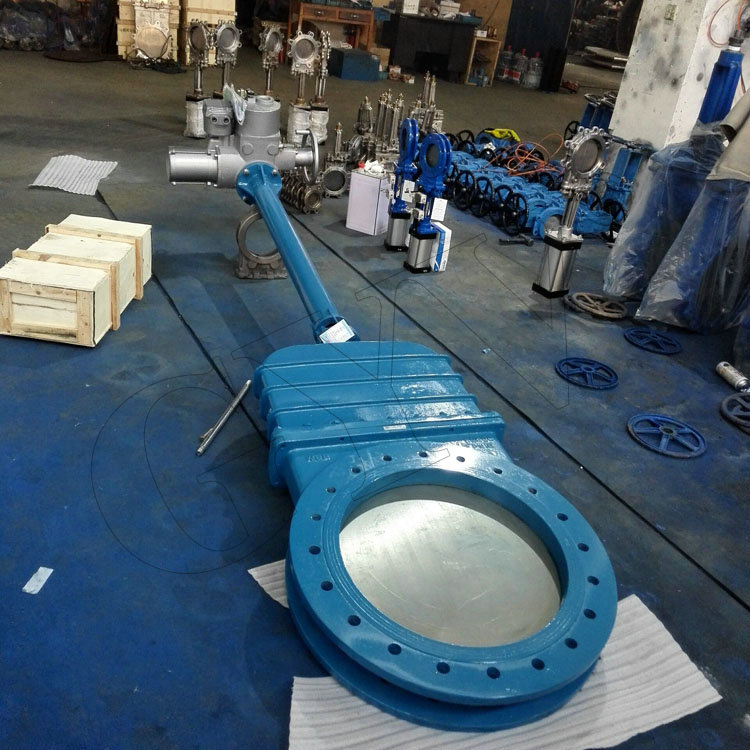 電動帶蓋刀閘閥