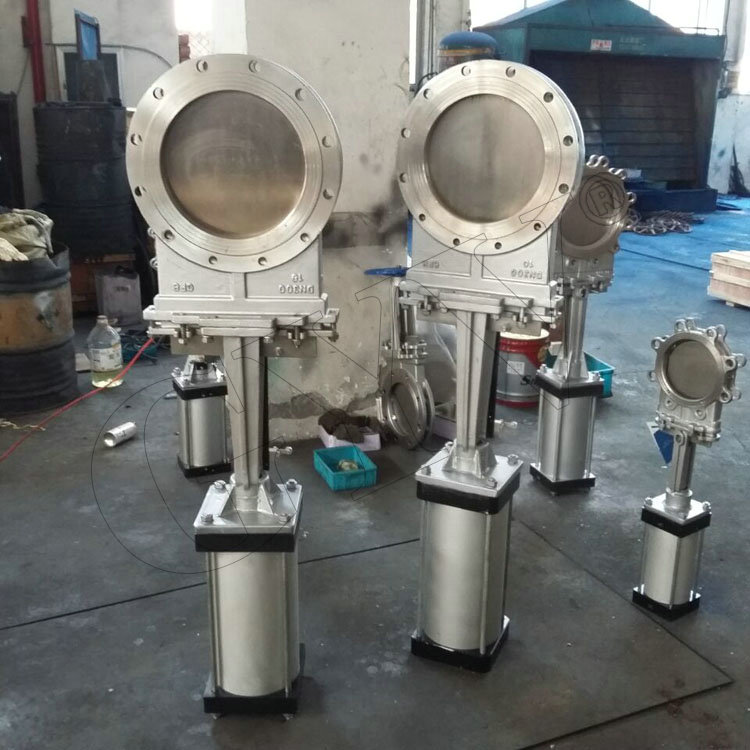 雙法蘭氣動刀閘閥