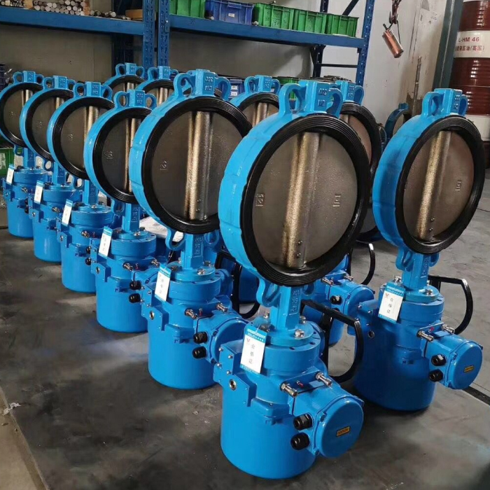 D971X電動(dòng)對(duì)夾蝶閥