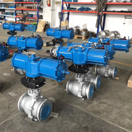 Q647F氣動固定球閥