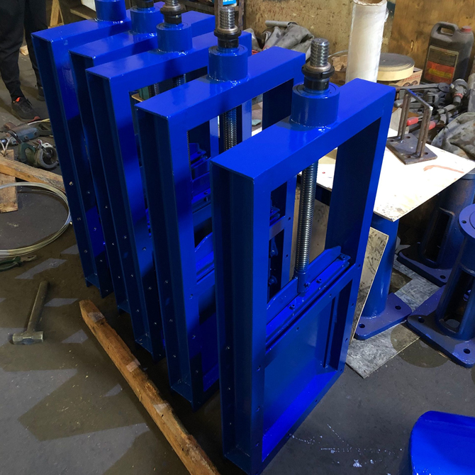 手動方形插板閥